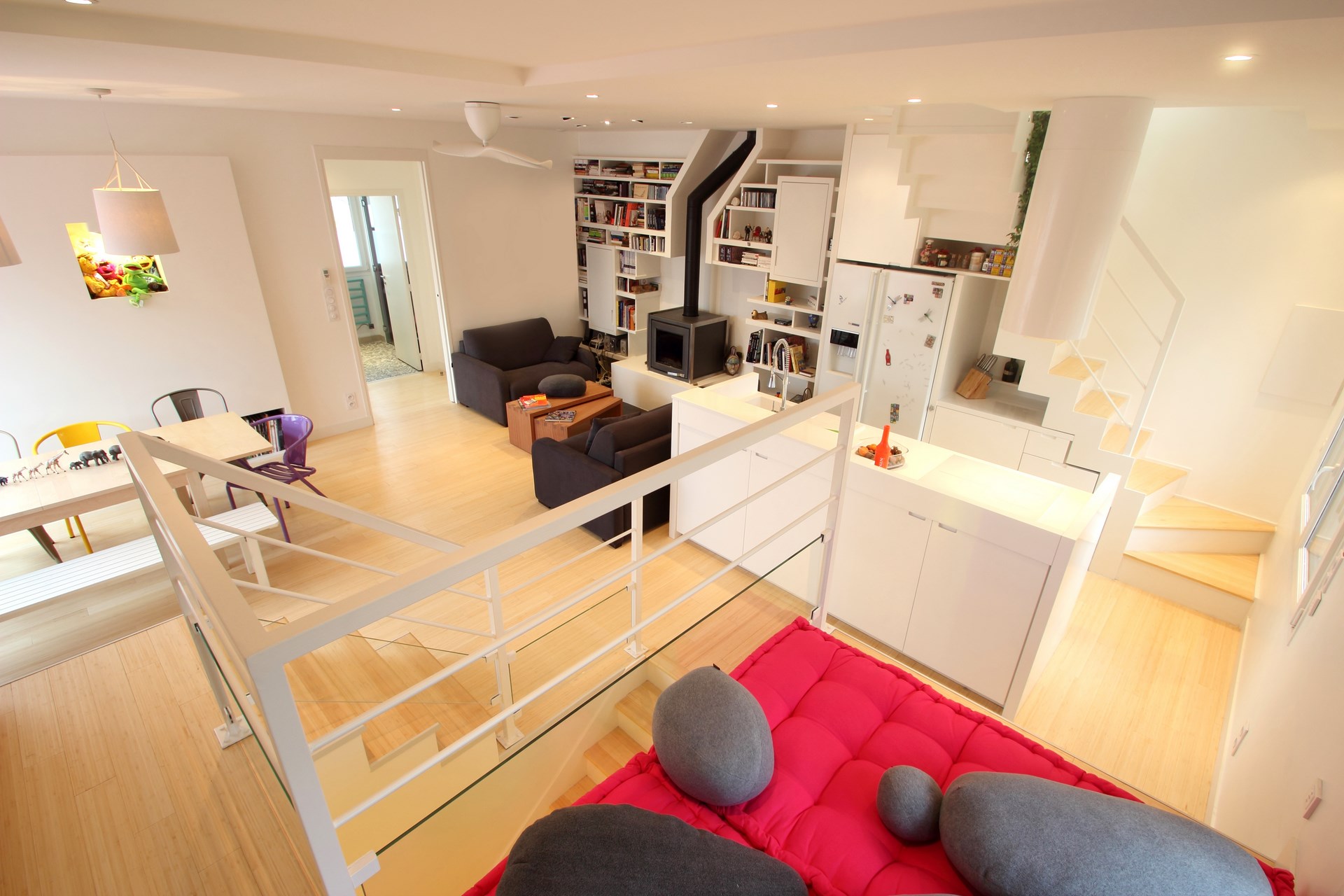 Rénovation appartement toit terrasse paris quartier mouzaïa