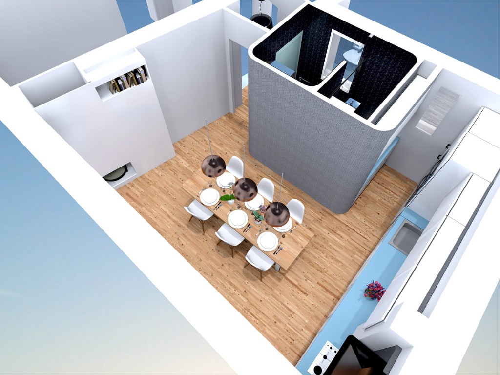 ecrin reorganisation salle a manger contemporain agence avous