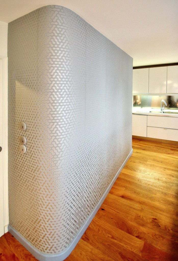 ecrin papier peint geometrique design agence avous
