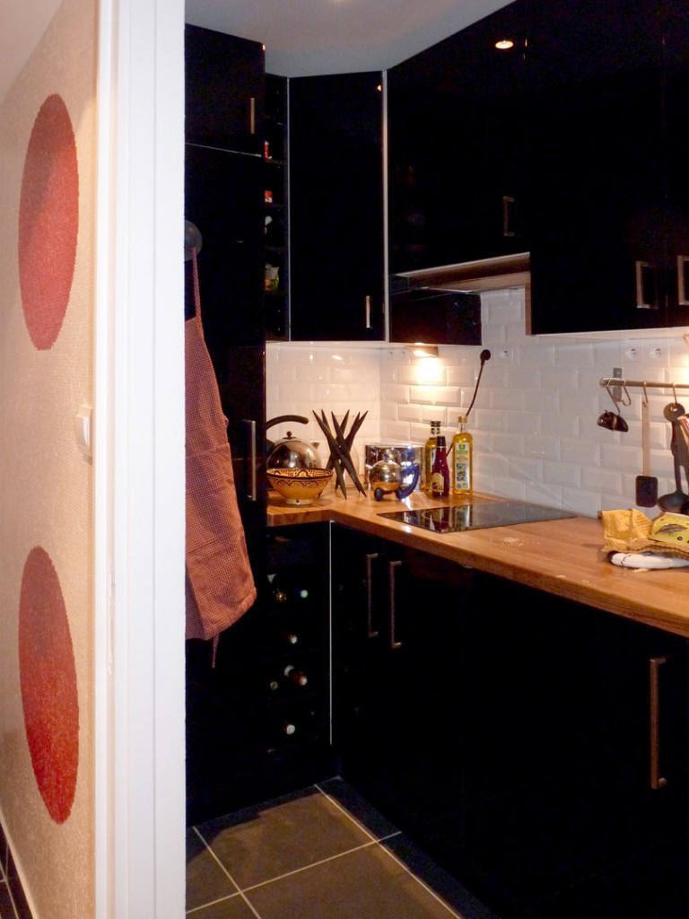 renovation 2 pieces cuisine ikea noir agence avous