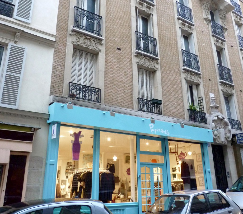 architecte concept boutique vintage vetement bijoux montre paris montmatre agence avous