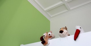 appartement familiale chambre enfant vert et bleu agence avous