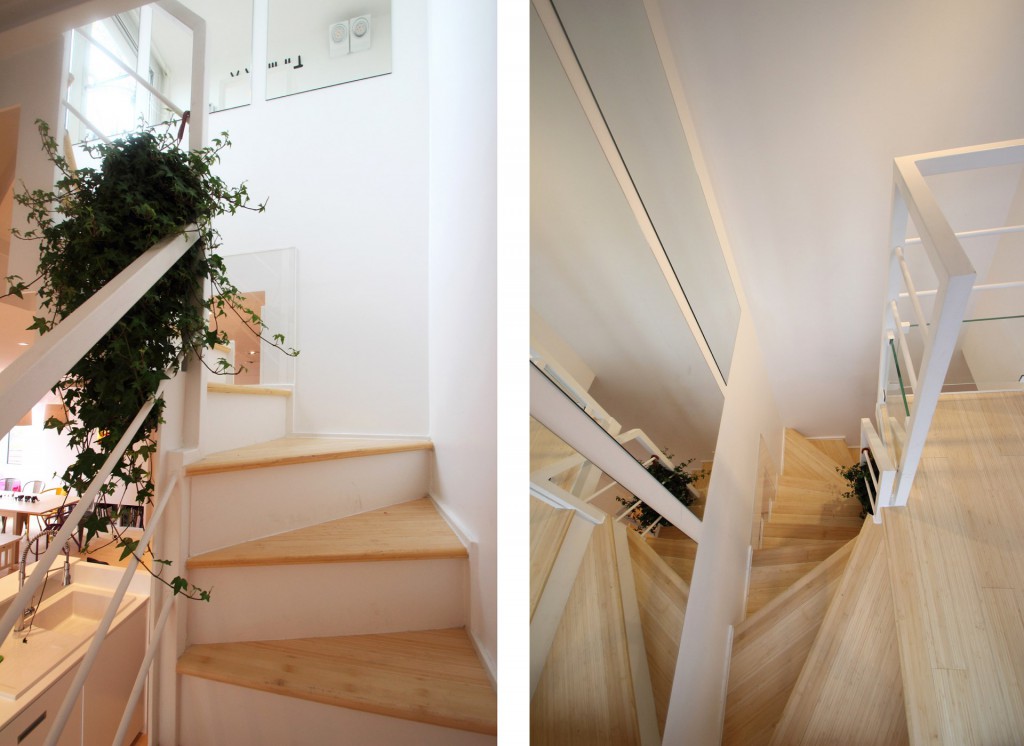appartement avec terrasse escalier metal agence avous