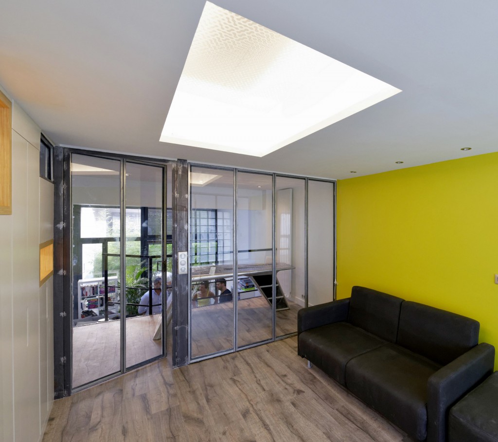 loft verriere industriel jaune