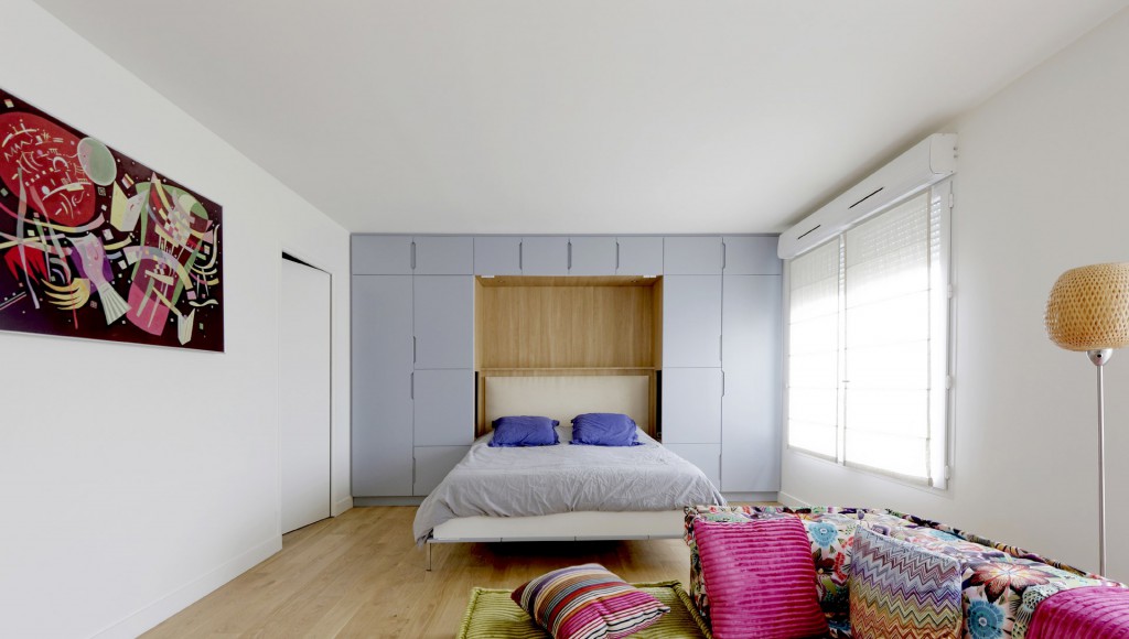 lit sur mesure rabattable meuble laque mat canape roche bobois mah jong agence avous