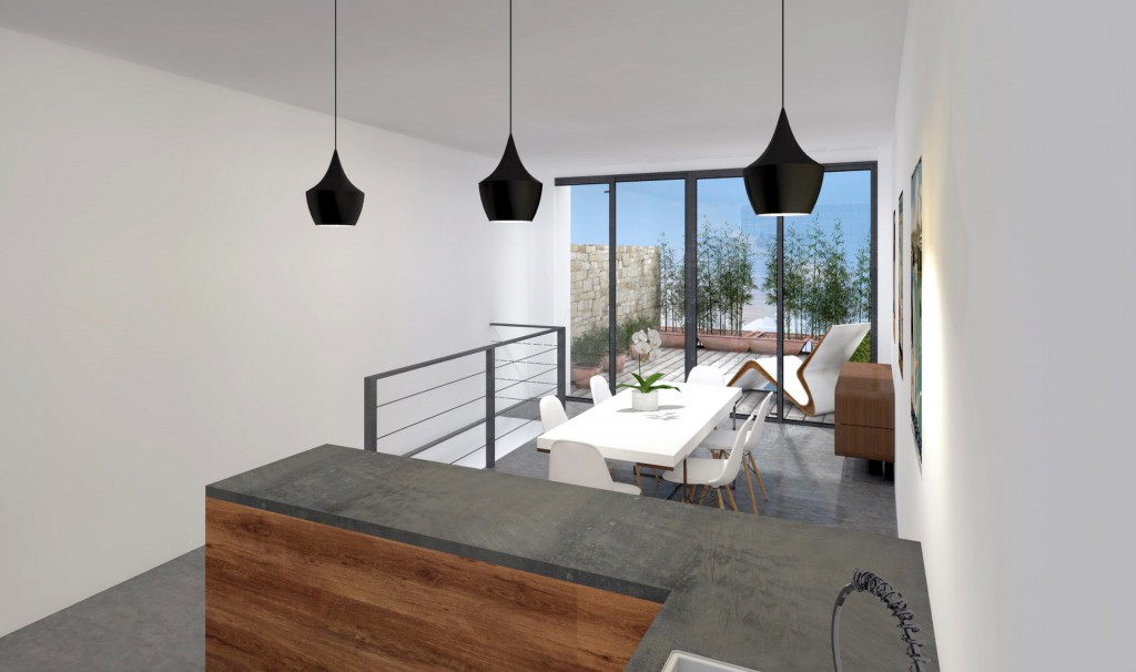 loft cuisine ouverte terrasse agence avous