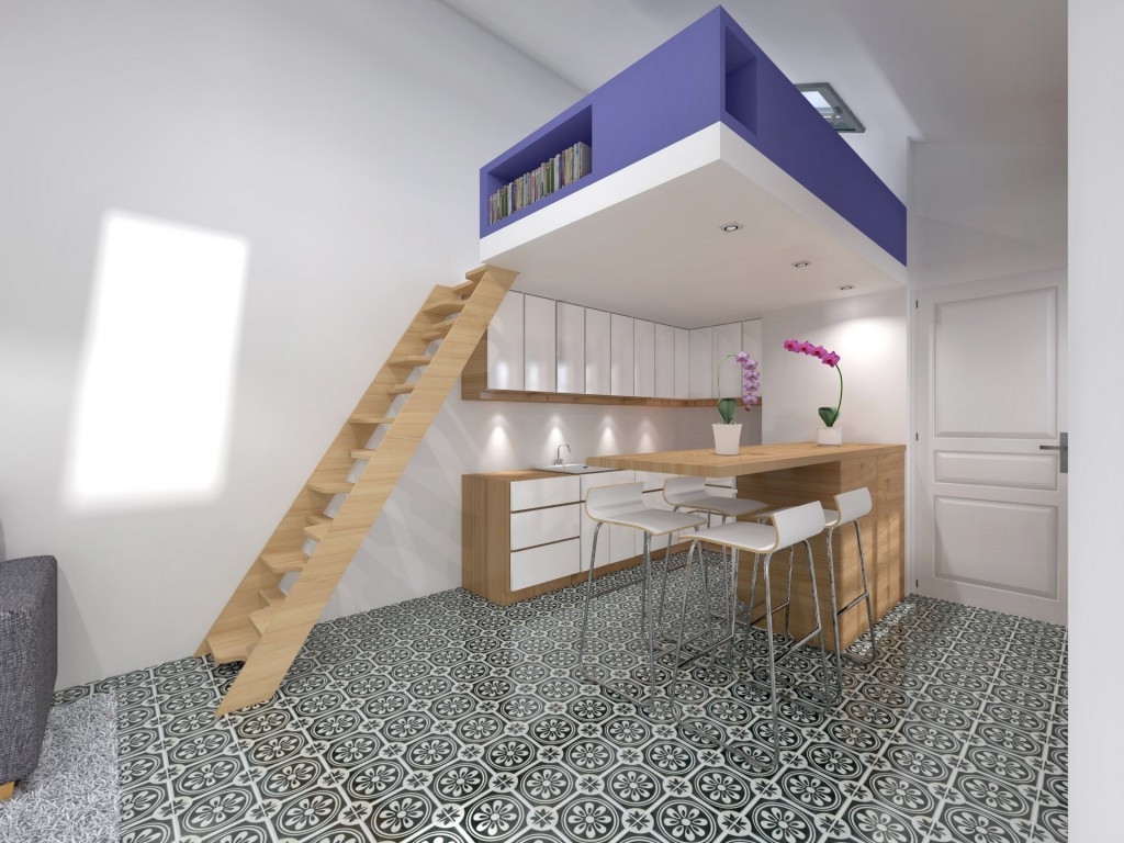 surelevation mezzanine cuisine ouverte agence avous