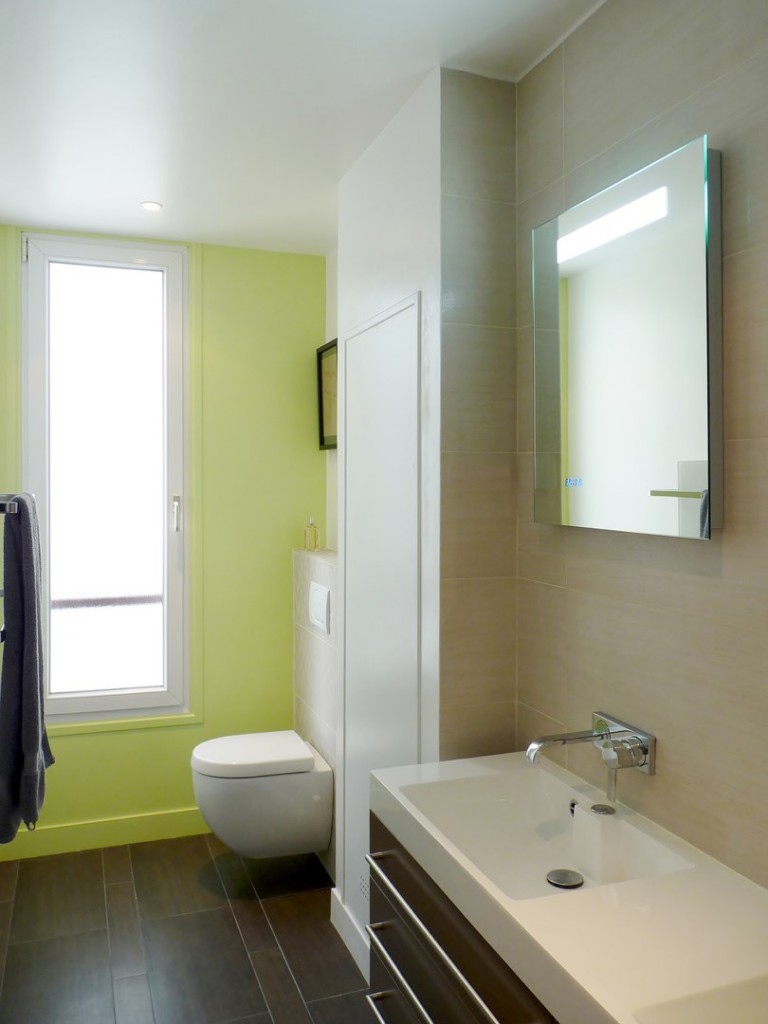 amenagement salle de bain contemporain wc suspendu agence avous
