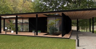Une construction boisdans le Perche